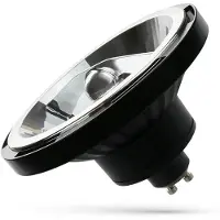 Spectrum LED GU10 LED Lampa Spot AR111 12W/840 1200 lumen svart