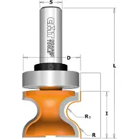 Cmt Kantgreppsfräs 855.804.11B; 31,75/25,4 mm; med kullager