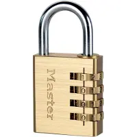 Masterlock P44298 Hänglås 40 mm Lika låsning Guld, Silver Kombination