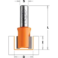 Cmt Notfräs ; S=8 mm; D=18 mm