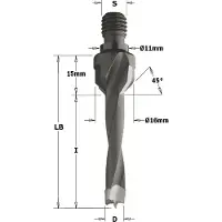 Cmt Borr för trä ; S=M10/11 mm; D=10x30 mm