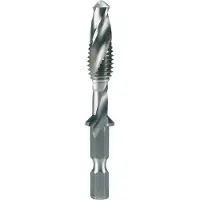 RUKO Kombiborrande borr 270016; M5x0,80x57 mm; HEX; 1/4''