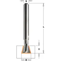 Cmt Grad- / sinkfräs ; S=6 mm; D=9,3 mm