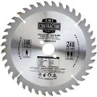 Cmt Sågklinga för trä Contractor; 160x2.2x20; Z40; 10°
