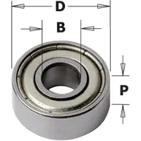 Cmt Lager 791.016.00; 34,9x4,76x6,8 mm