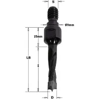 Cmt Borr för trä ; S=M8/9 mm; D=10x40 mm