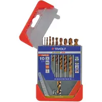 Tivoly Borrsats för metall FURIUS; HSS; 1-10 mm; 10 st.