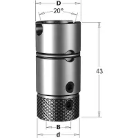 Cmt Borrningar 360.201.00; D=20 mm, RH-LH