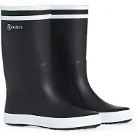 Aigle Lolly Pop - Gummistövlar Barn Marine / Blanc 28