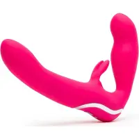 Happy Rabbit - strapless strap-on vibrator - vibrator rosa