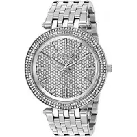 Michael Kors MK3437 Darci Silver Kristallbelagd Damklocka 39mm silver