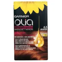 Garnier Olia Permanent Färg #6,3 Mörk Guldblond Set 4 st