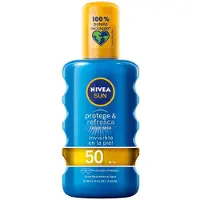 Nivea Solskydd &amp; Uppfriskande Spf50 200ml