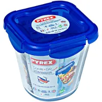Pyrex Cook & 12 x 12 cm 0,8 l kärl med lock