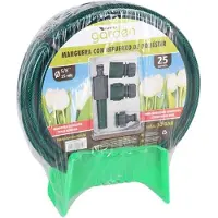 Little Garden Förstärkt Slang Med Tillbehör Och Upphängning 25m
