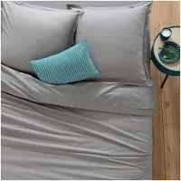 Atmosphera påslakan för koldre 240 x 220 cm bomull grå