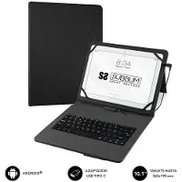 Subblim Keytab Pro Usb 10.1´´ Dubbelsidigt Fodral