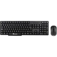 NGS Trådlöst tangentbord och mus-set - Ngs - Euphoria Kit - Nano USB-mottagare - Svart - Spanska