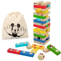 Woomax Disney Trätorn Och Domino-byggset 51 Bitar