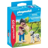 Playmobil 70154 Special Plus Mama med bebis och hund full av roliga fantasifulla rollspelsset som passar barn frn 4+