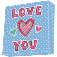 Diamond Dotz Box 15 x 15 cm - Love You
