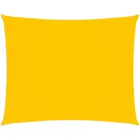 vidaXL Solsegel oxfordtyg rektangulärt 3,5x4,5 m gul