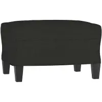 vidaXL Fotpall svart 60x50x41 cm tyg