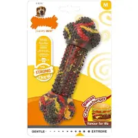 Nylabone Slitstarkt Tuggleksak För Hundar Bacon Cheeseburger