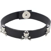 Scalpers Armband svart / silver