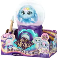 Magic Mixies Magical Misting Crystal Ball med interaktiv 8 tum bl plyschleksak och 80+ ljud och reaktioner Sm raser