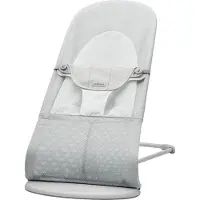 BabyBjörn gungdjur Balance Soft Mesh, silver/vit, 005129A