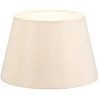 Duolla Lampskärm Cone höjd 18 cm, chintz ecru/vit , Creme / bärnsten, Textil / tyger / siden