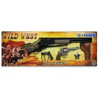 Cpa Toy Vilda Västern-set Revolver Och Gevär 8 Skott