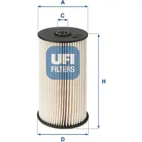 Ufi Bränslefilter 26.007.00