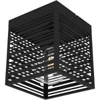 Eglo Taklampa Piedritas, dimbar, Svart, Vardagsrum / matsal, Metall, Modern, Taklampa