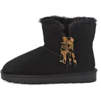 Gooce Snöboots 'Gloria' ljusbrun / svart