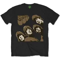 Ginza.se The Beatles: Unisex T-Shirt/Rubber Soul Sketch (Black) (Large)