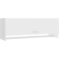 vidaXL Garderob vit 100x32,5x35 cm spånskiva