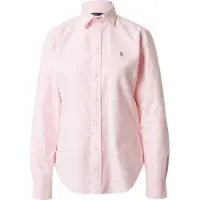 Ralph Lauren för kvinnor. 211891377002 Slim fit oxfordskjorta rosa (40), Casual, Bomull, Klassisk, Lång ärm