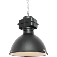QAZQA Industriell pendellampa svart 53,5 cm - Sicko