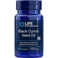 Life Extension , Svart Kumminfrö Olja, 60 Softgels