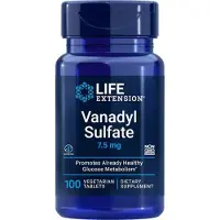 Life Extension Vanadylsulfat från , 100 Vegetariska tabletter