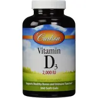 Carlson Labs - Vitamin D3 Variationer 2000 IU - 360 softgels
