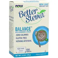 Now - BetterStevia Balance with Chromium & Inulin - 100 packets