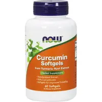 Now , Turmeric Curcumin Gels, 60 mjuka kapslar