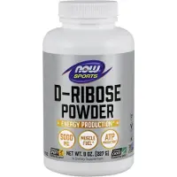 Now , Sport, D-Ribos Puder, 8 oz (227 g)