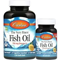 Carlson Labs - The Very Finest Fish Oil - 700mg Omega-3s Variationer Natural Orange - 120 + 30 softgels