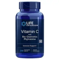 Life Extension , Vitamin C och Bio-Quercetin, 250 Vegetariska Tabletter