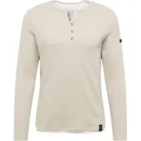 Key Largo T-shirt 'SANDRO' greige / svart