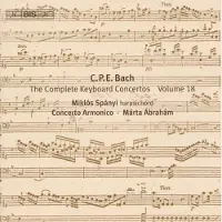 OUTHERE Bach C P E: Keyboard Concertos Vol 18